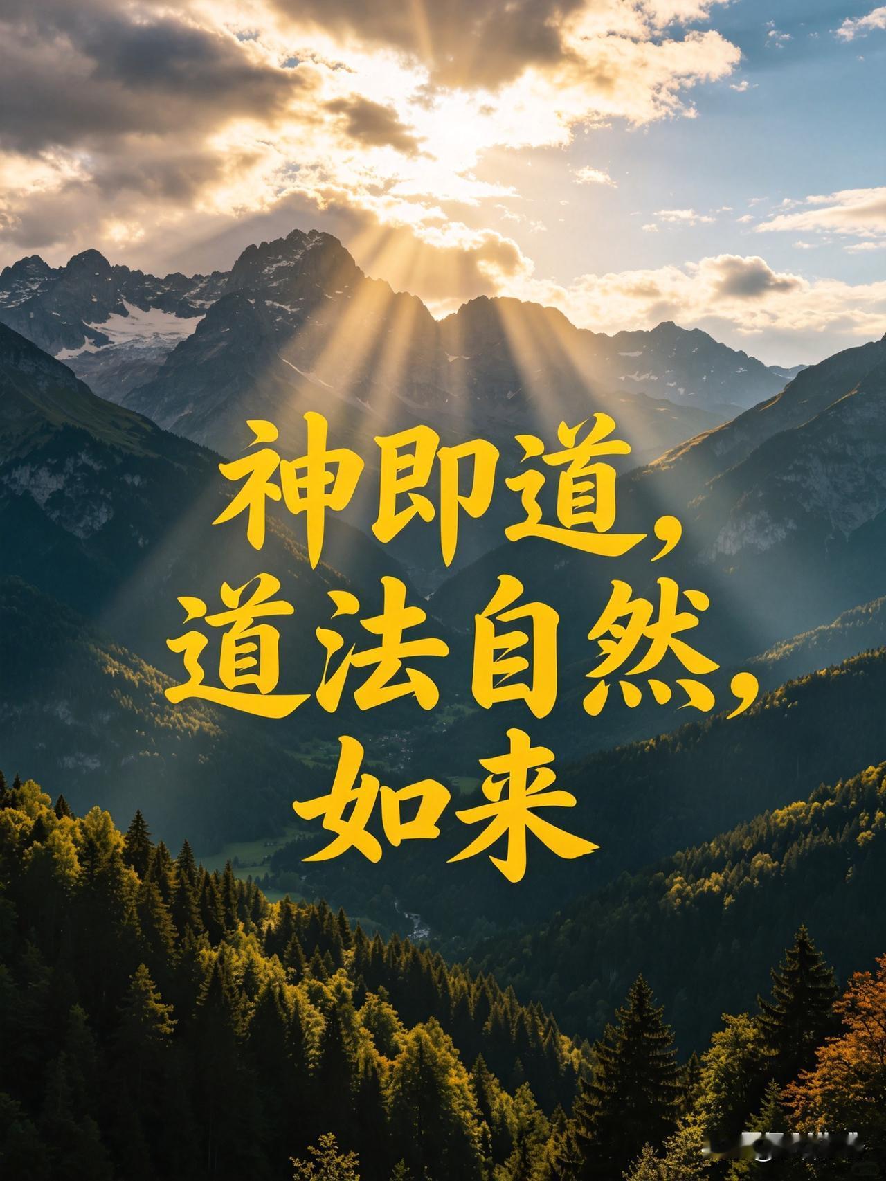 神即道，道法自然，如来。这句非常有深意的经典台词，到底有啥魔力？能让一个临处决的