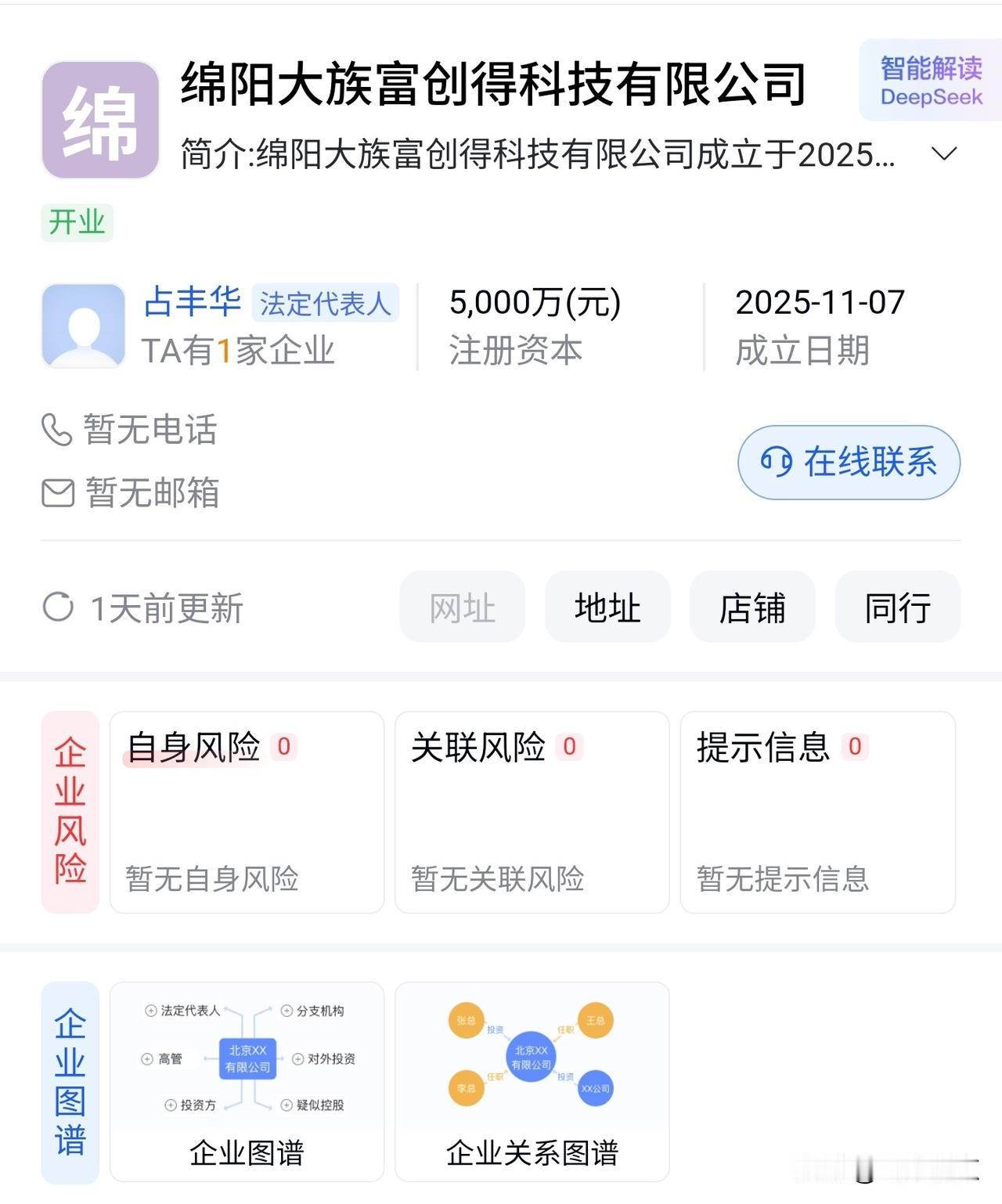 绵阳｜大族激光控股上海子公司在绵阳投资成立新公司

11月7日，绵阳大族富创得科
