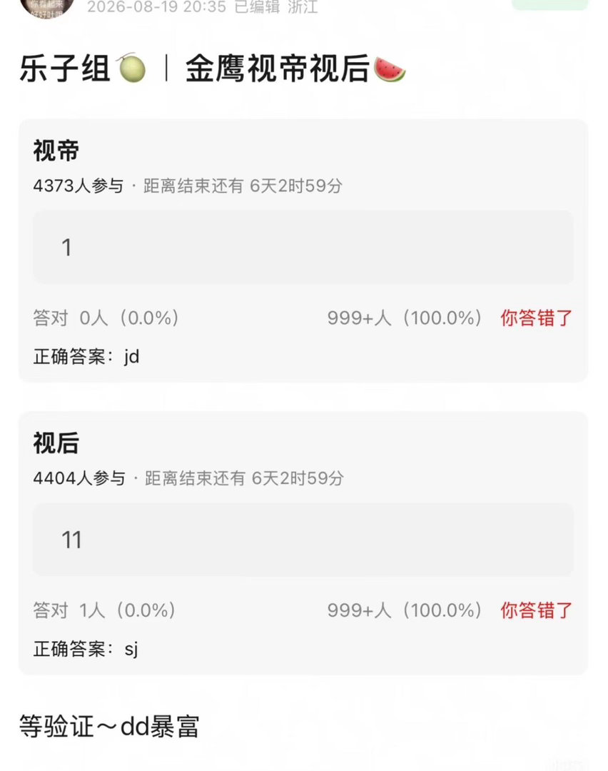金鹰视帝：JD金鹰视后：SJ据说是这两位金鹰奖 ｜ 