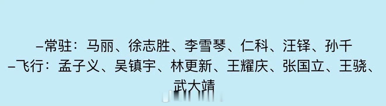 👖综艺《期盼已久的民宿》拟邀：马丽、艾伦、李雪琴、徐志胜、汪铎、张艺凡等 