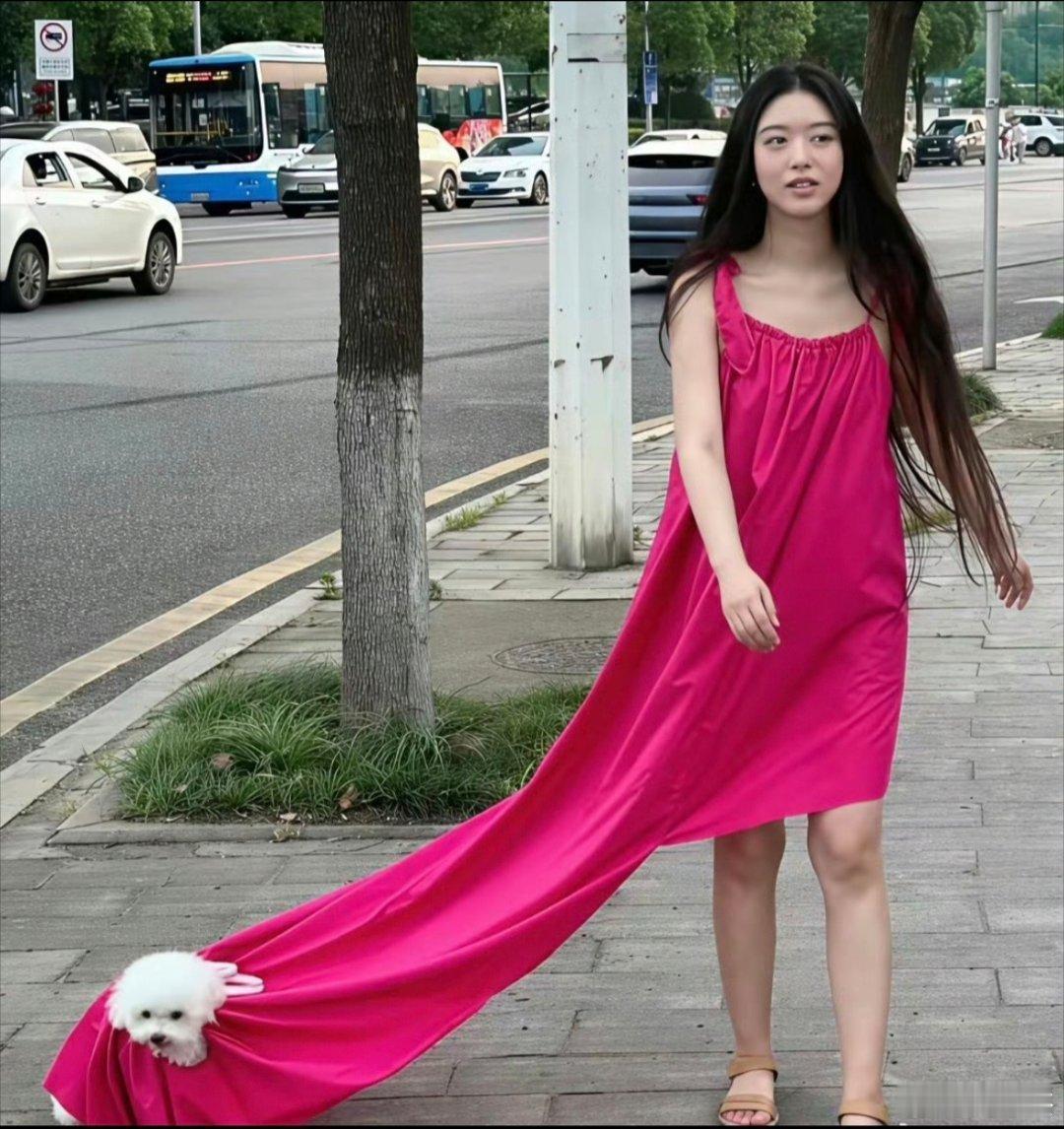 遛狗连衣裙，这样舒服吗？ 