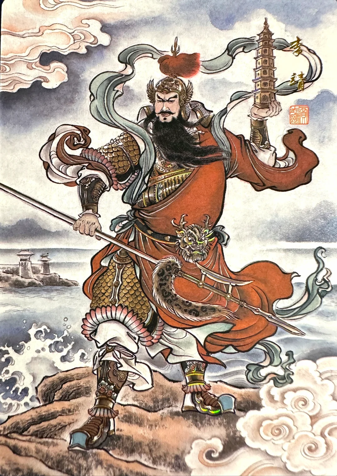 贾志鹏老师绘画《封神谱》国风国画封神榜