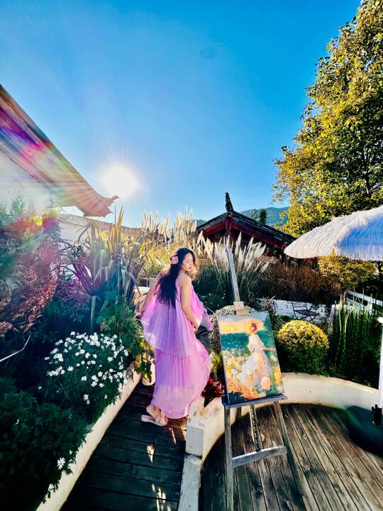 Live图的意义‼️丽江的春天美得像莫奈花园🌸