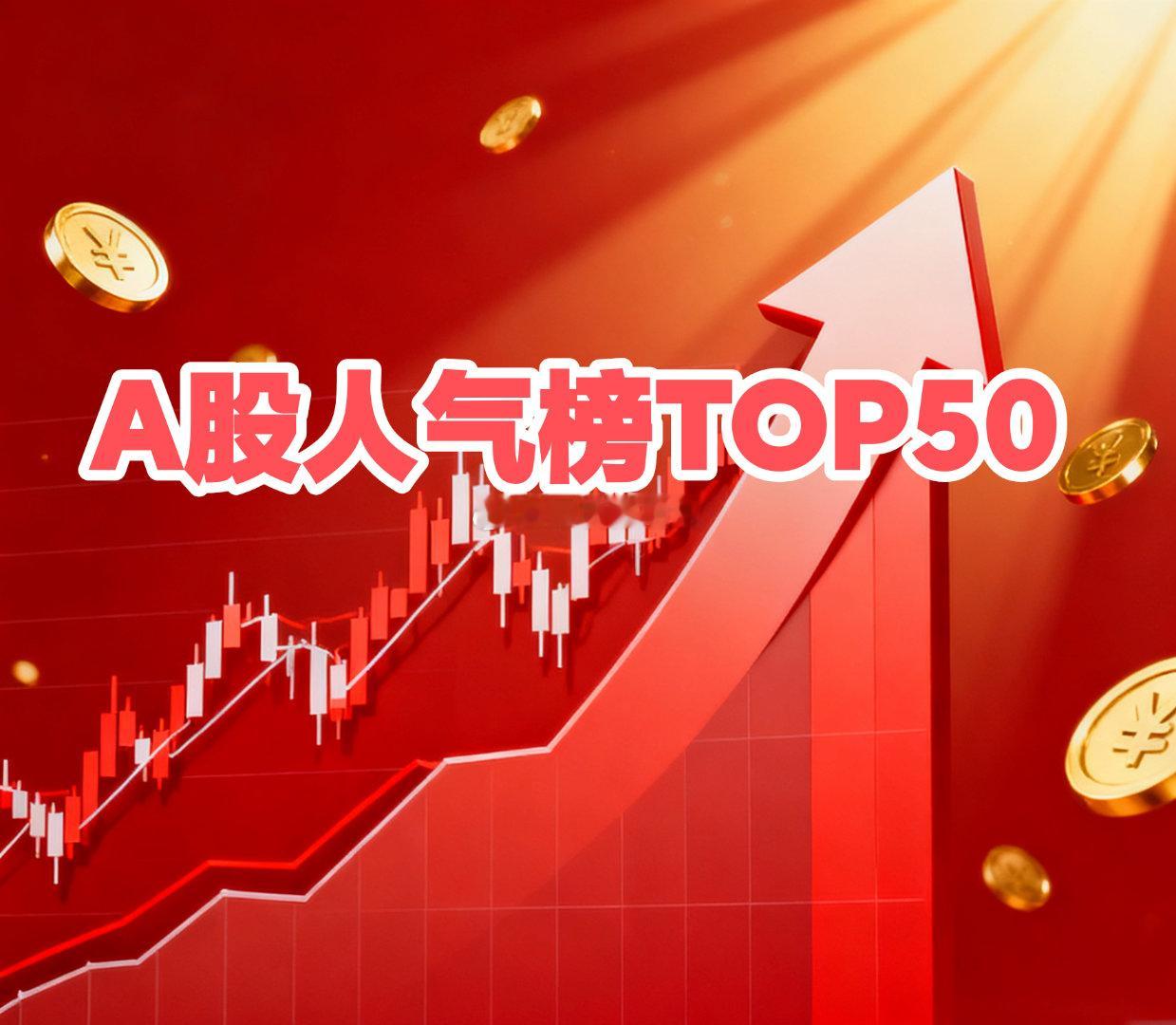 最新股市人气榜前50名1.太极实业.6006672.有研新材.6002063.三