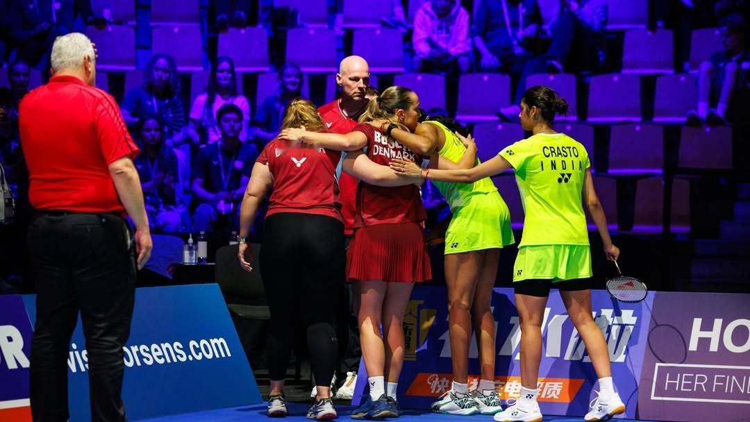 丹麦羽协官宣前几天受伤的布施确诊前十字韧带断裂：克里斯汀·布施在周五对阵印尼队的