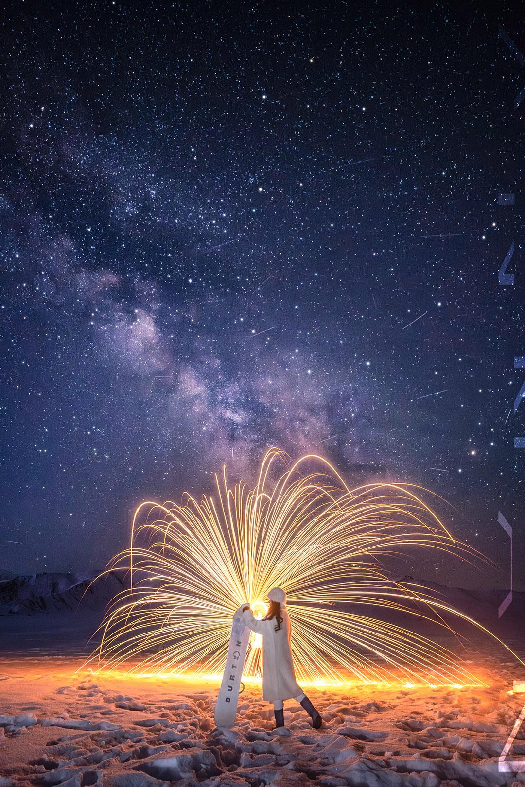 关于可可托海最后的星空。雪季余额严重不足 璀璨星河也将告一段落