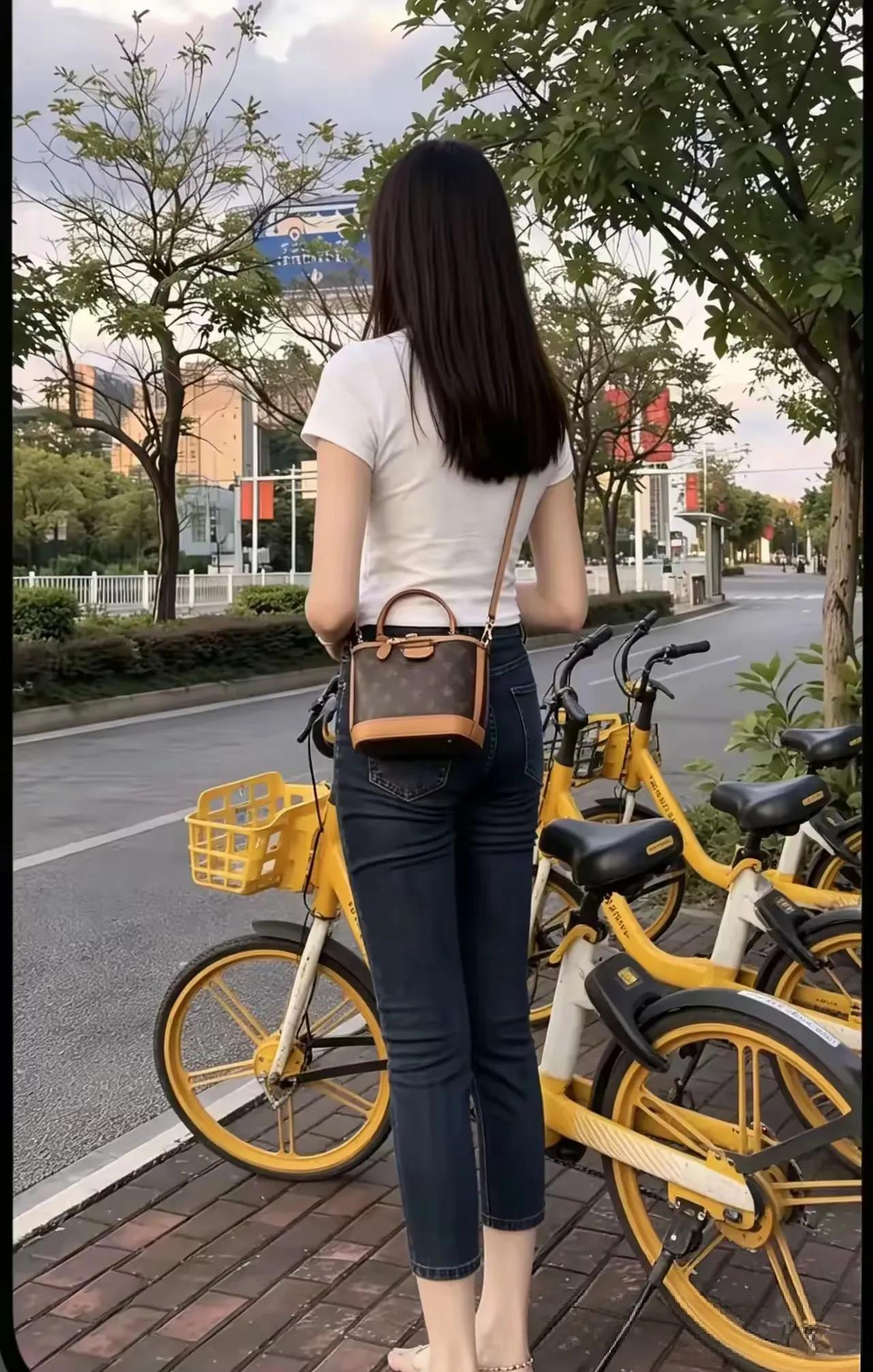 共享单车

五颜六色的单车散在街角，
像城市随手撒下的、
装着自由的小彩蛋。
不