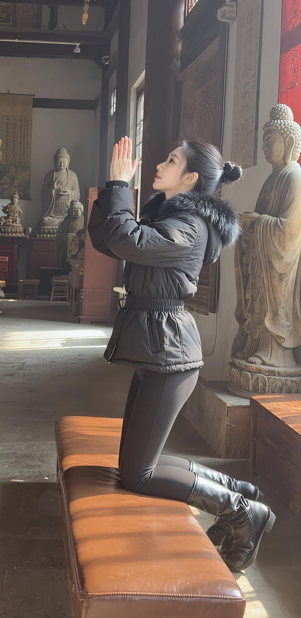 AI冬日祈福照 抖音ai创作