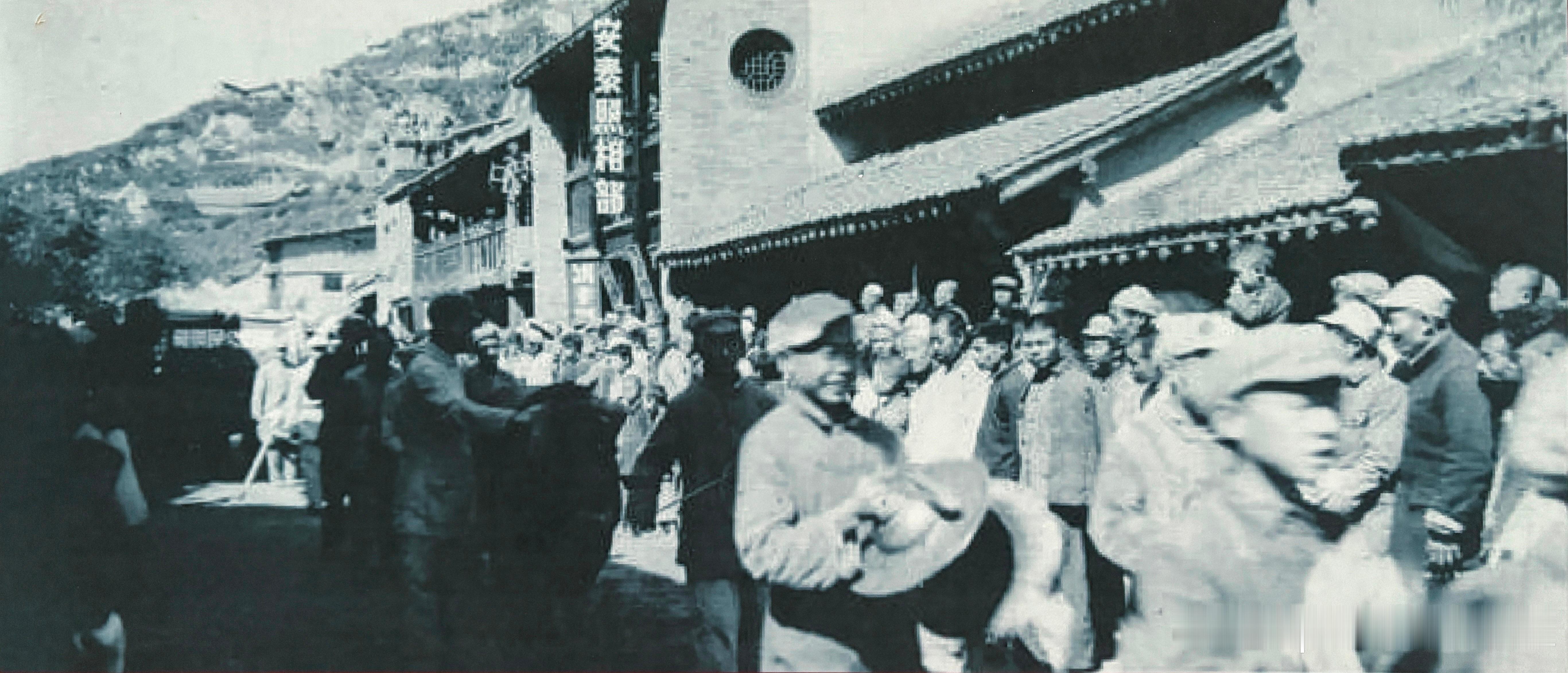 40年代陕甘宁边区保安处侦察队在延安设立的秘密工作据点-安泰照相馆历史影像 ​​
