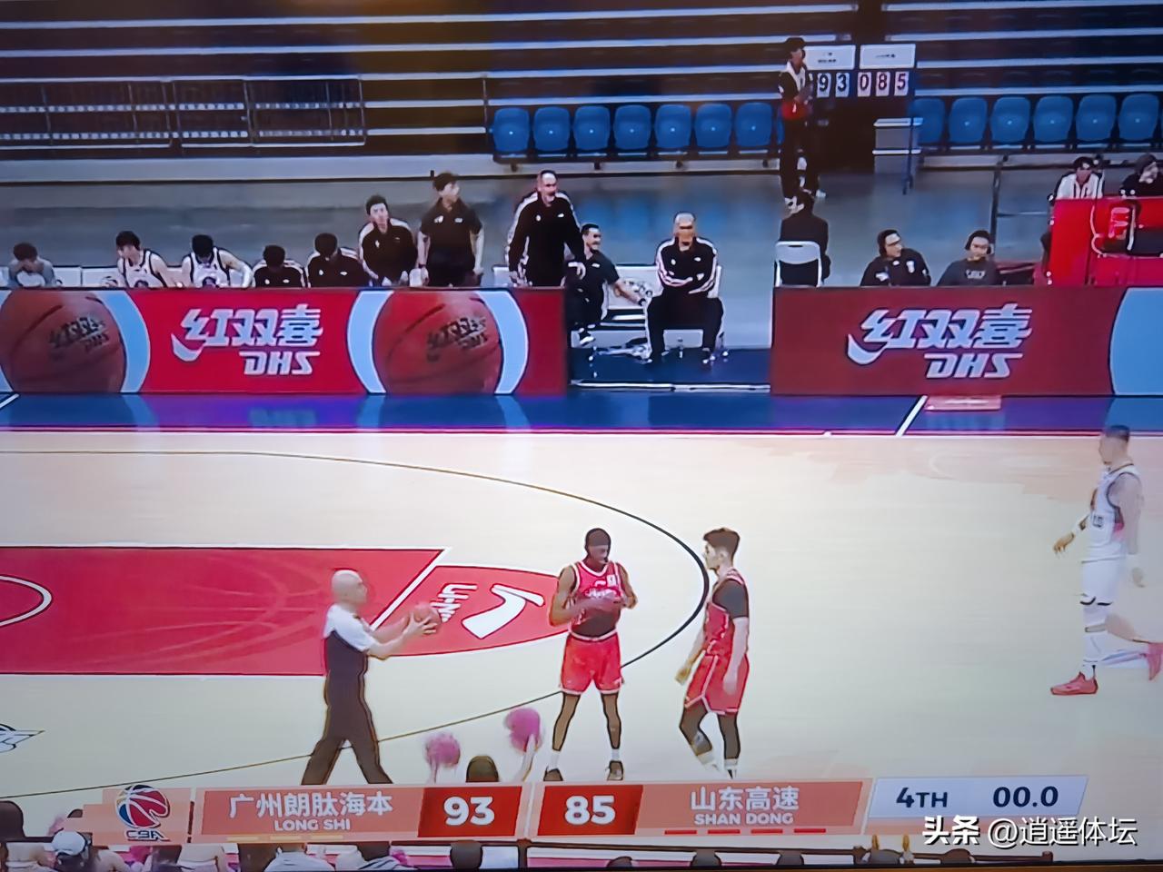 85：93，CBA山东高速男篮客场不敌广州，山东高速输球升到CBA排行榜第四！