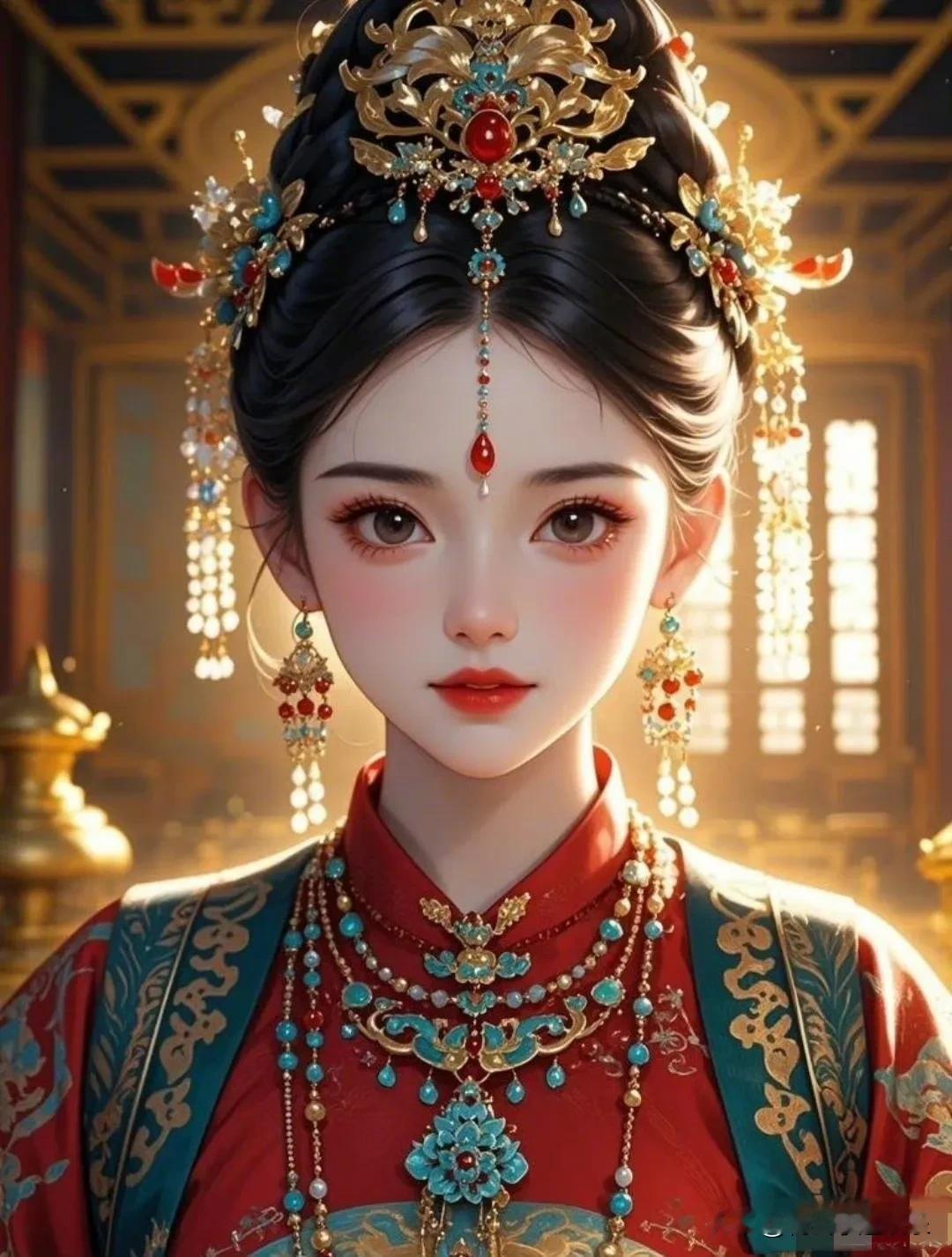 珠钗摇曳，解锁古风头像里的东方美学