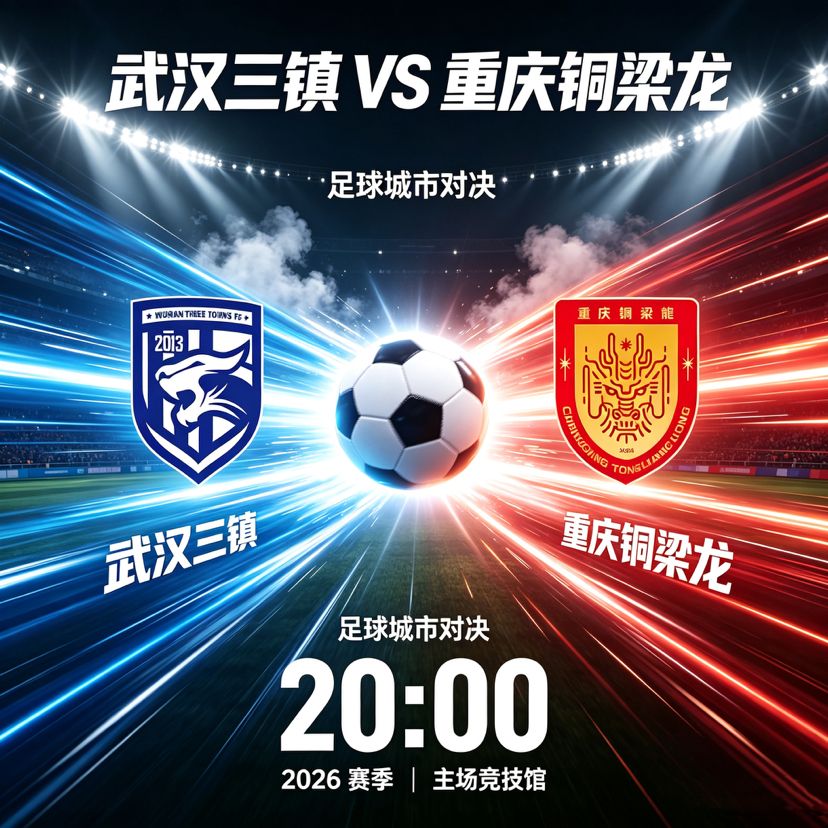 传控攻坚VS低位反击，两套战术体系正面碰撞武汉三镇vs重庆铜梁龙 本场对决是典型