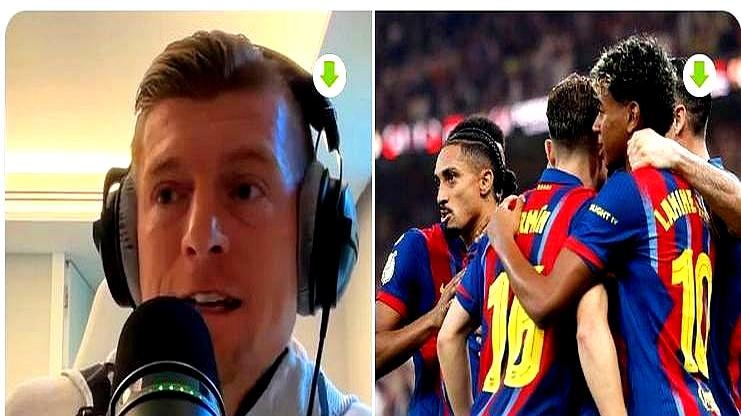 巴萨现在像三根火柴撑起一锅汤。
 

拉菲尼亚一个月轰7球，亚马尔场场过4人，佩