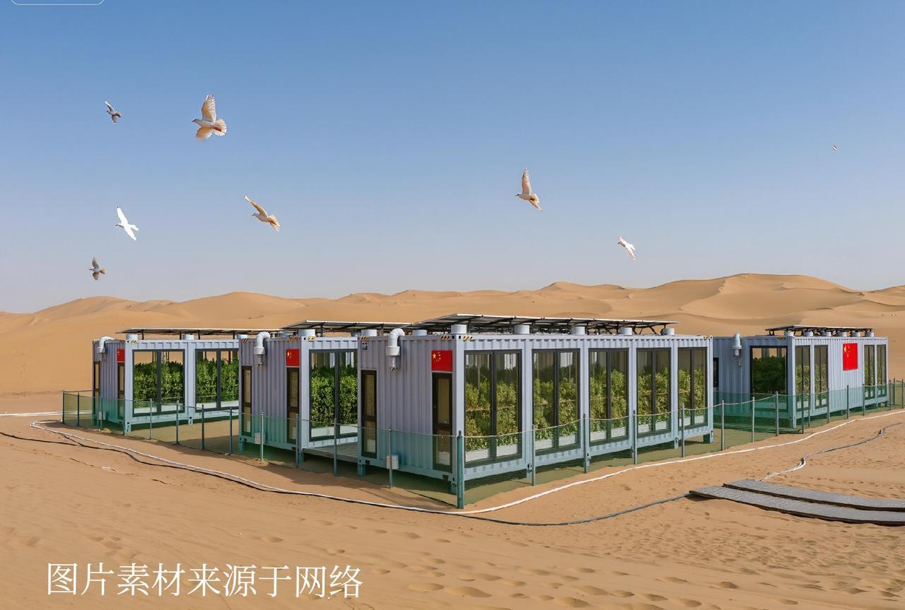 沙漠中的绿色奇迹：中国“植物集装箱”如何颠覆传统农业？
         在中东