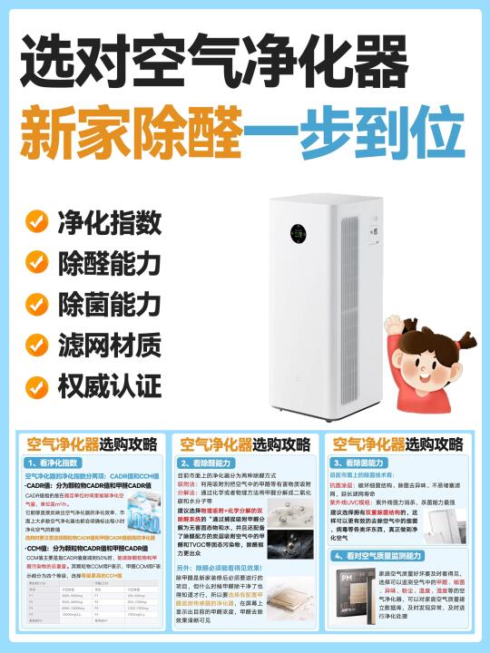 空气净化器选购攻略👉装修人看完立省5k+‼️