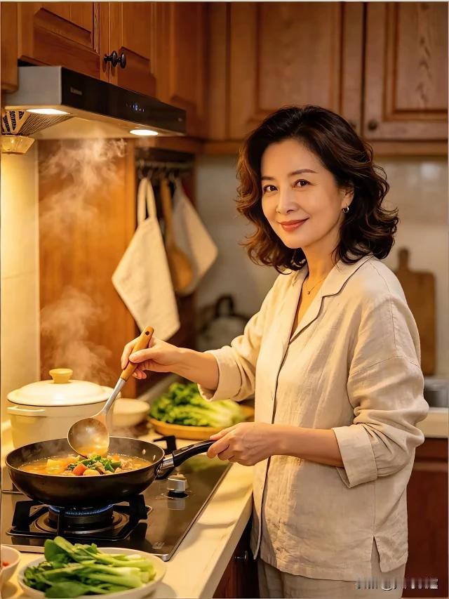 上联：三餐烟火暖人间
下联：四季更替亦自然