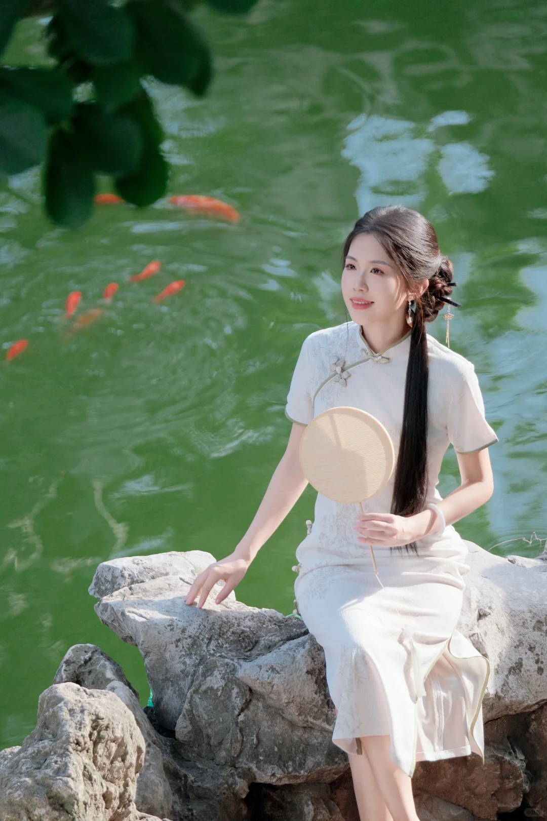 扬州旗袍拍照/旗袍拍摄姿势/扬州园林拍照