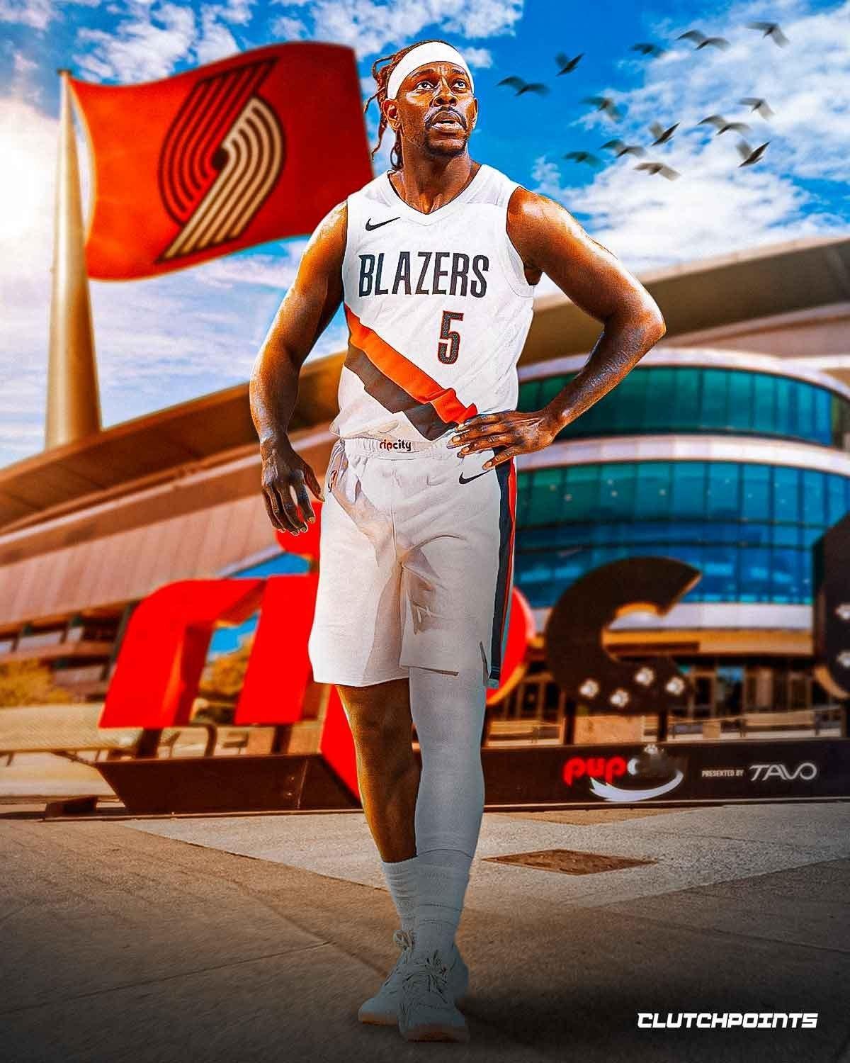 波特兰开拓者 朱·霍勒迪在开拓者战胜爵士的比赛中火力全开——♦️ 31分（赛季新