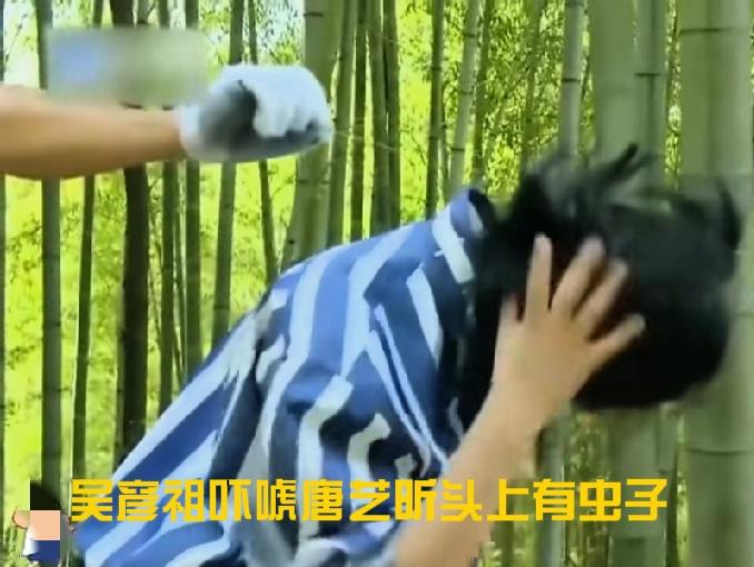 吴彦祖你这么调皮你家人知道吗？

吴彦祖和唐艺昕录某节目时，两人走到一片竹林，吴