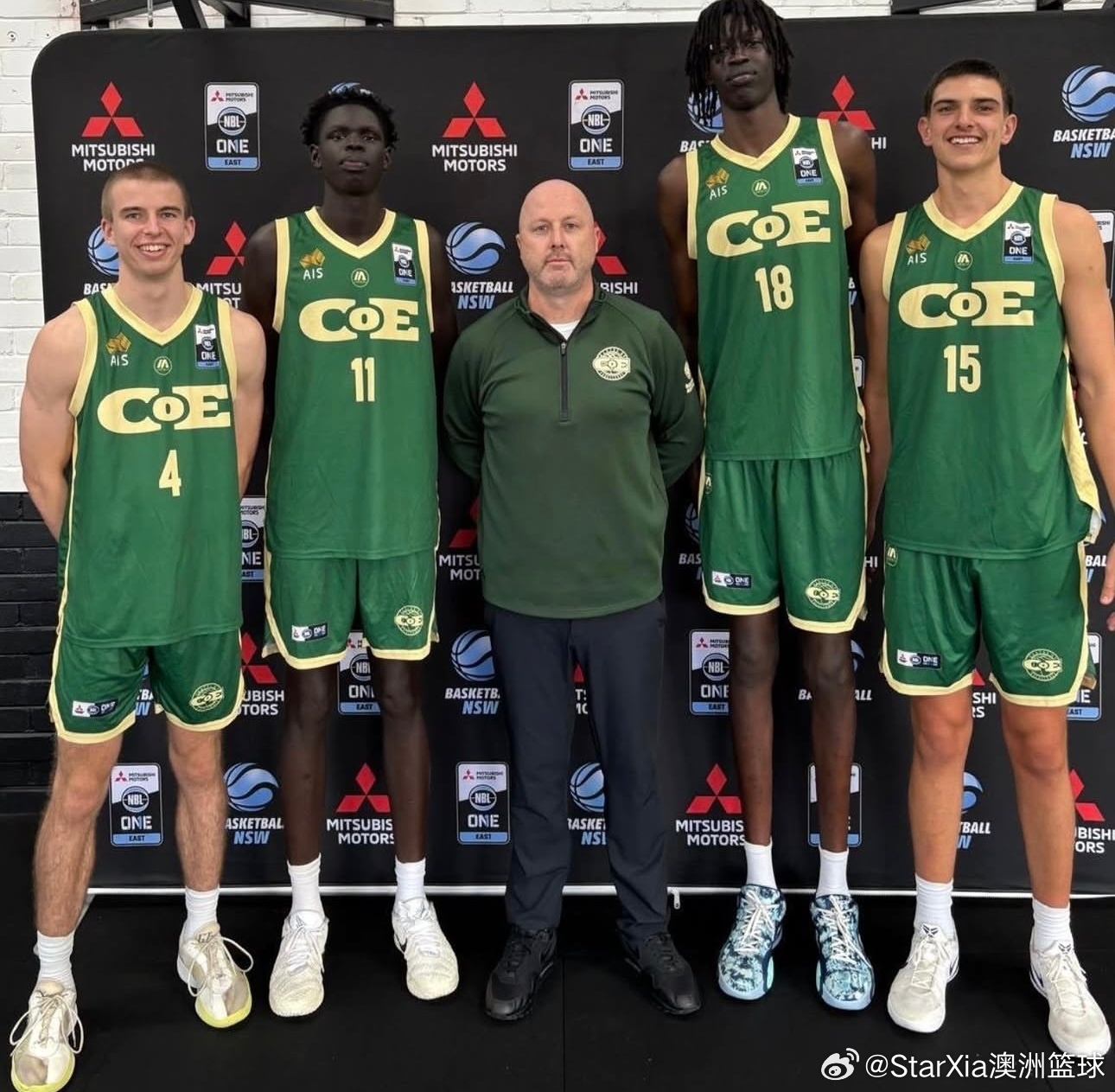 澳国体CoE 今年打NBL1 东部的阵容， 感觉Ajak Nyon 209cm这