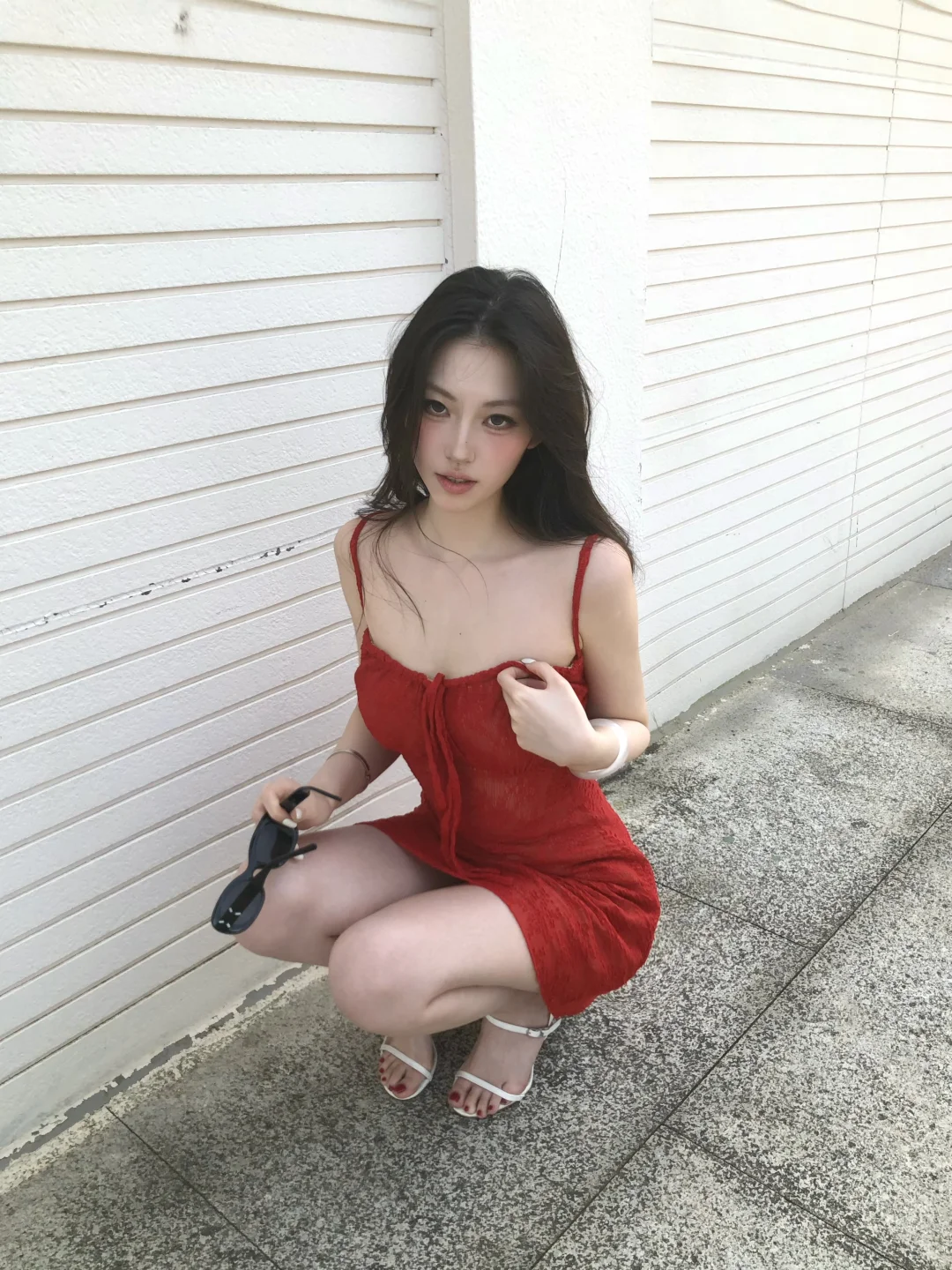 Red dress