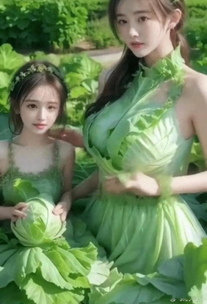 这是娃娃菜成精了？