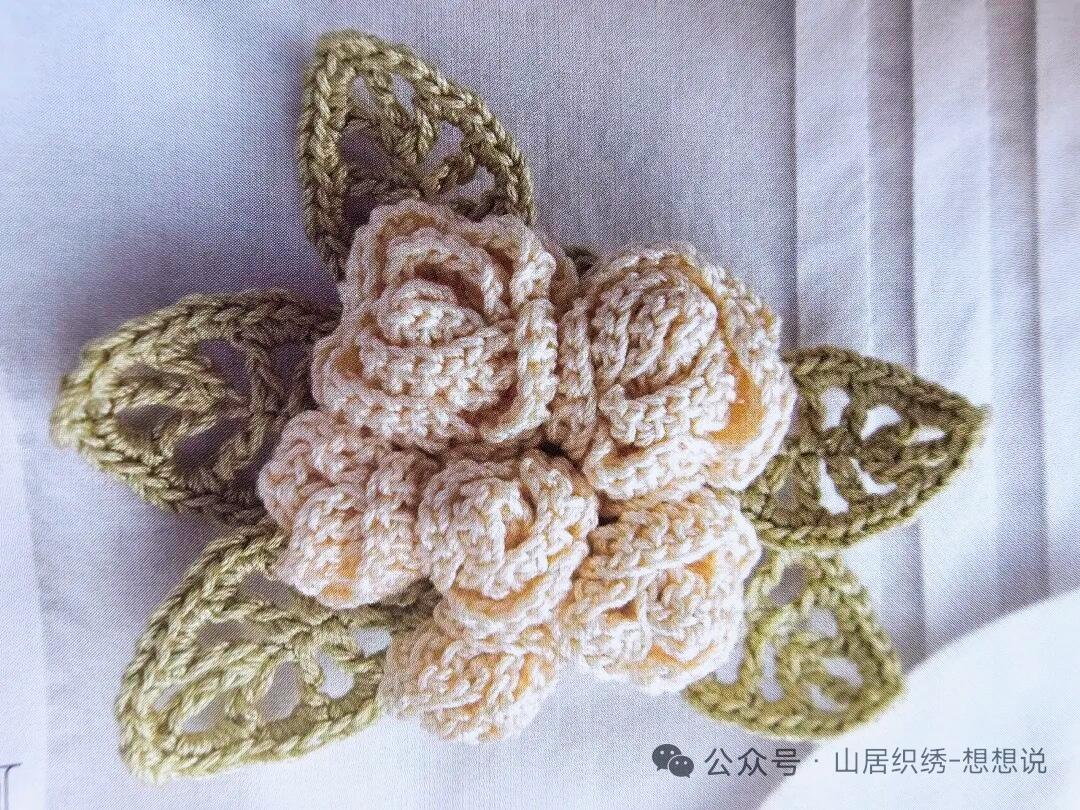 玫瑰胸花图解