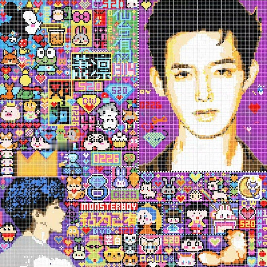 邓为家画室创作有点水平子这得费多大劲才能那么整齐划一[跪了]牛的 ​​​