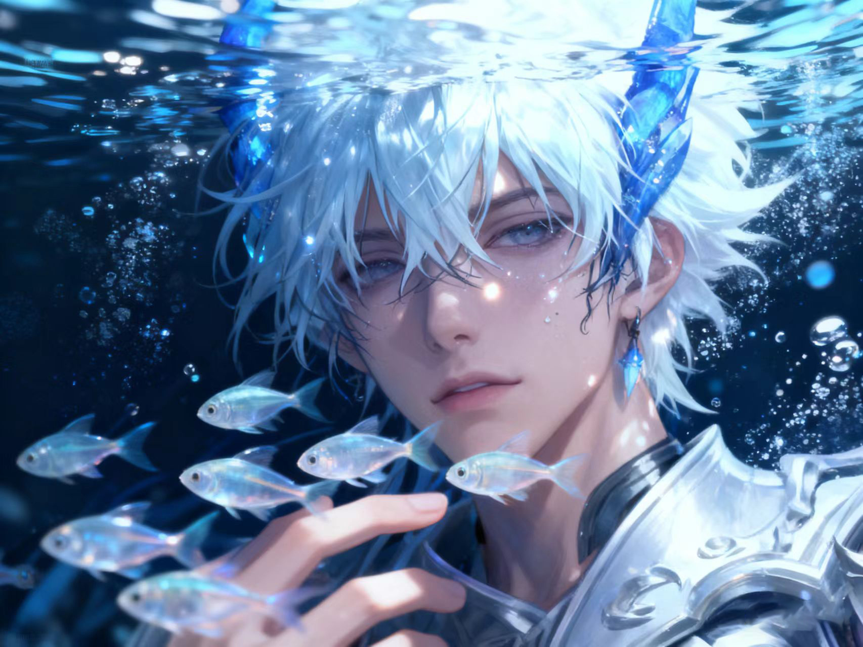 内容识别一下指令，可以获取一个水下超清美丽伴身像挂在主页王者荣耀 王者荣耀[超话