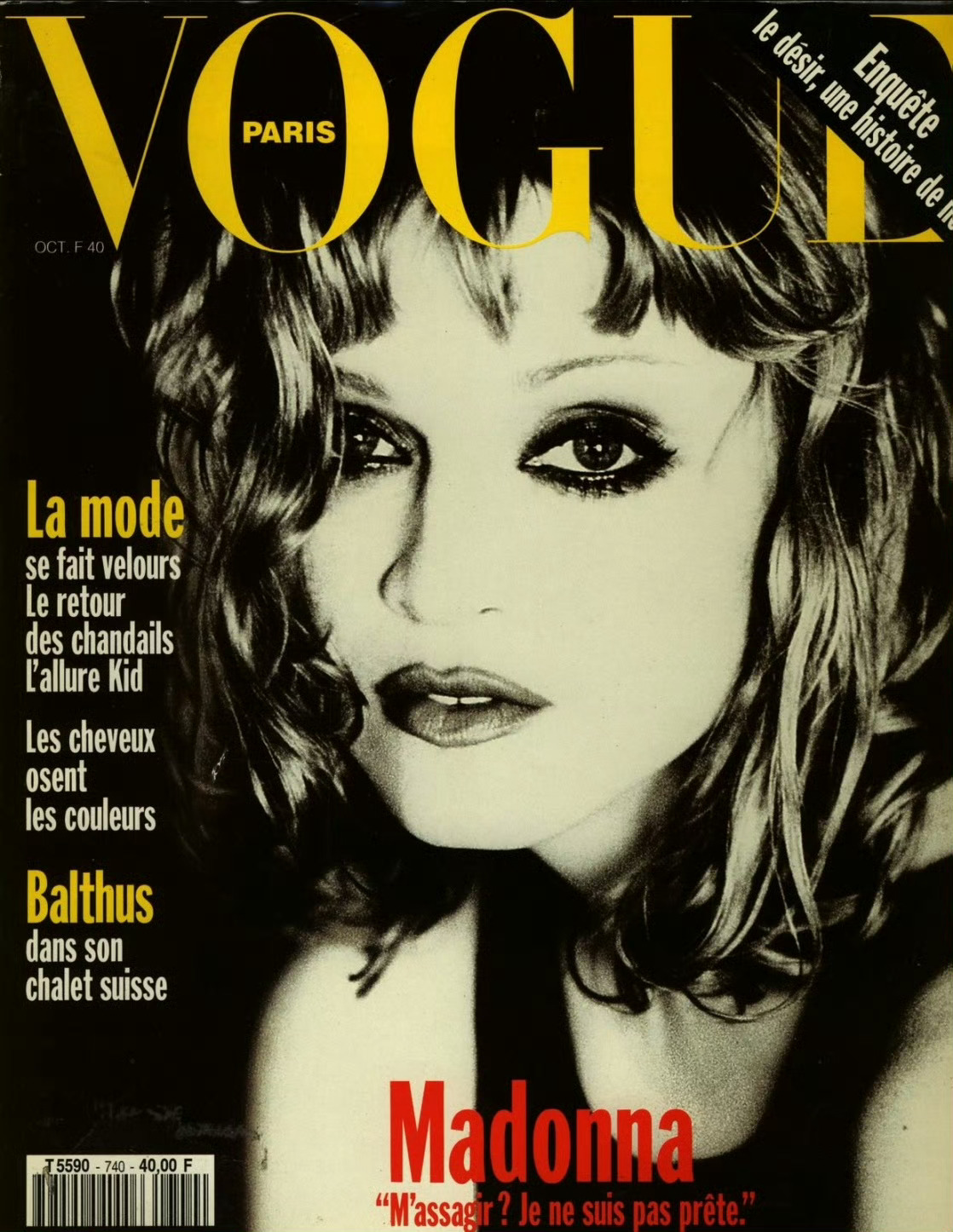 麦当娜四大Vogue 封面一览：美国版1989年5月刊1992年10月刊1996