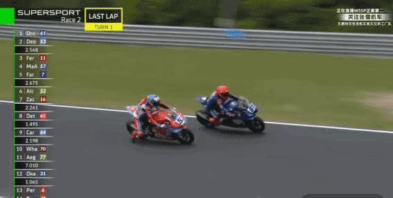 根据直播吧报道！
05月17日讯 2026世界超级摩托车🏍️赛，张雪机车WSB