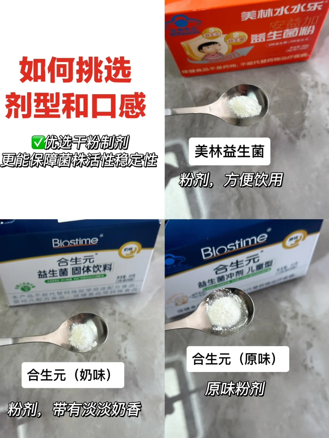 儿童益生菌挑选攻略，选对不选贵