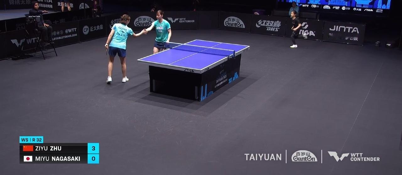 在2026年WTT太原站，19岁的国乒削球手朱梓予是女单赛场的最大“黑马”。她持