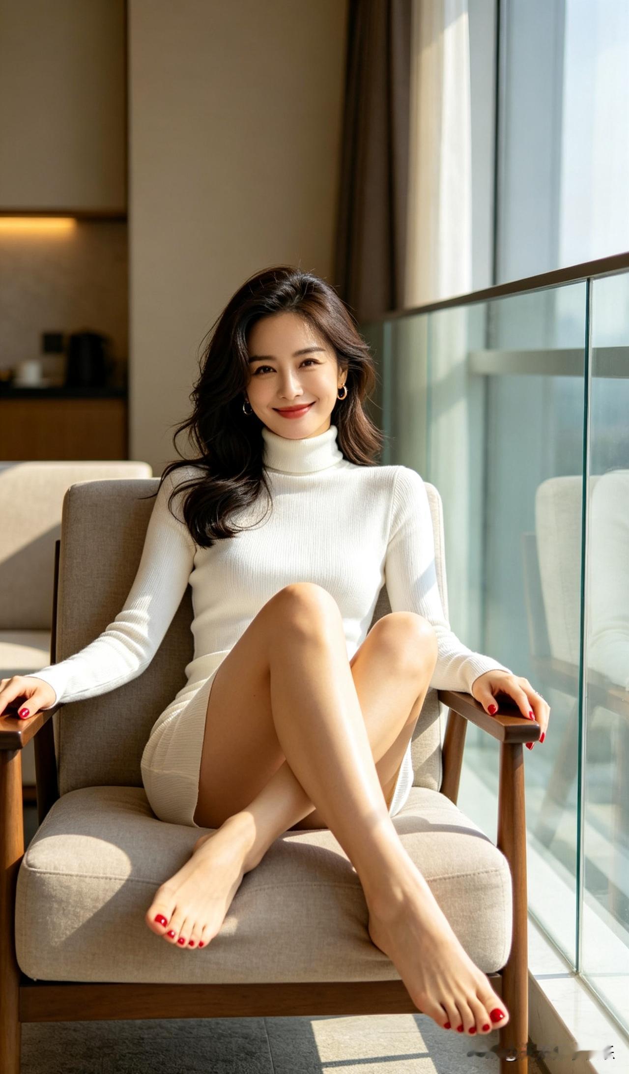 ai宝妈是多么美呀，她在家晒太阳ai宝妈 宝妈 ai辣妈 辣妈 宝妈ai ai正