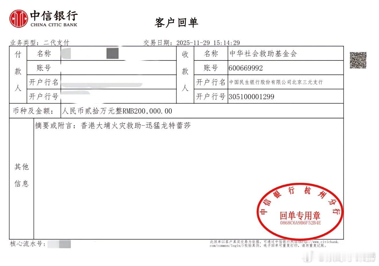 迅猛龙向香港捐款 网红迅猛龙特蕾莎向香港大埔火灾灾区捐赠了20万！人美心善！愿一