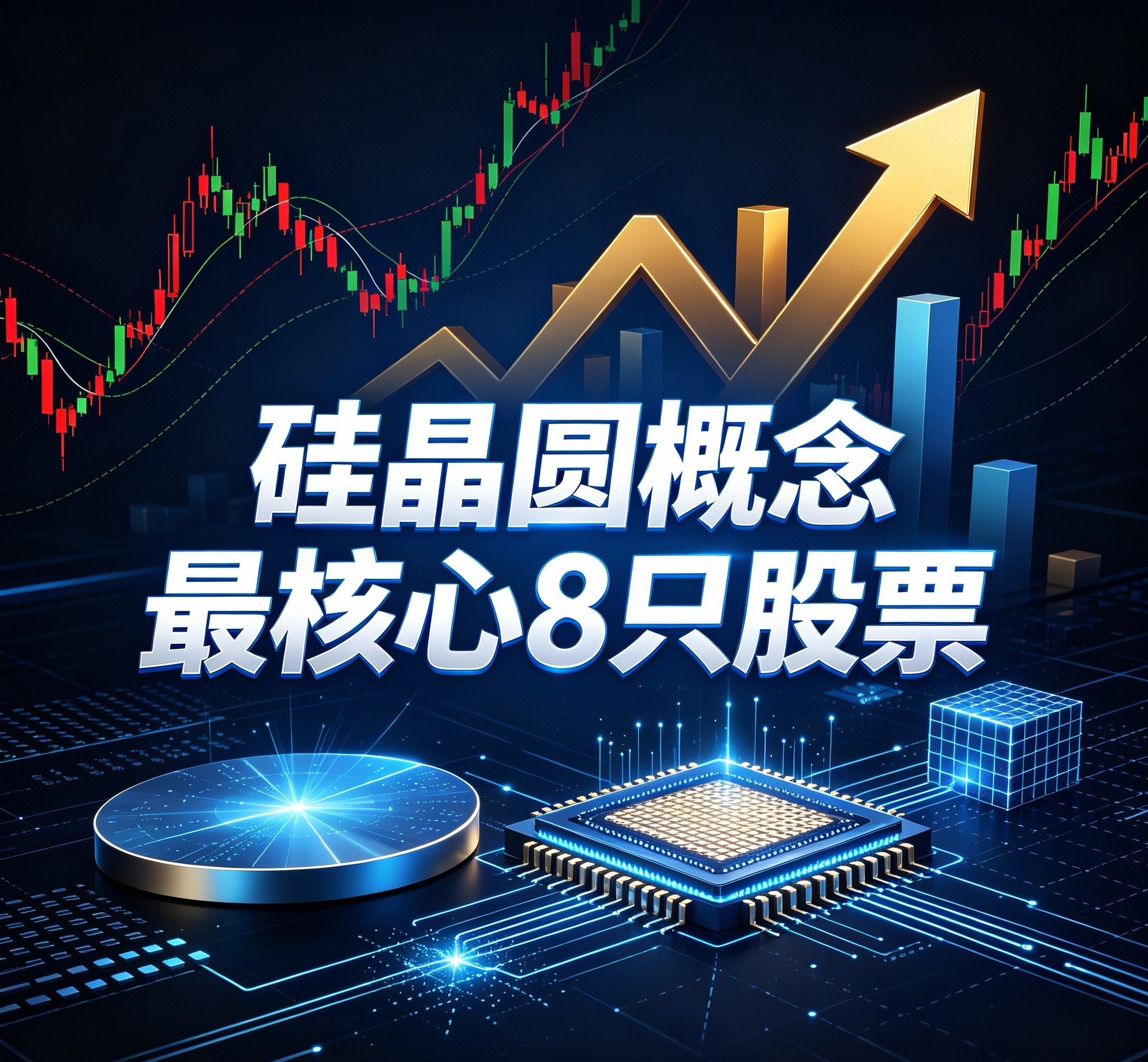 硅晶圆概念最核心8只股票1. 沪硅产业（688126）国内半导体硅片龙头，12英
