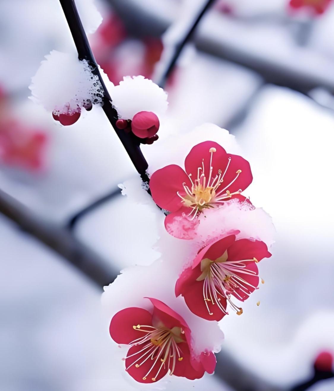 上联：踏雪寻梅香引路，诚邀下联临风戏竹韵随行。