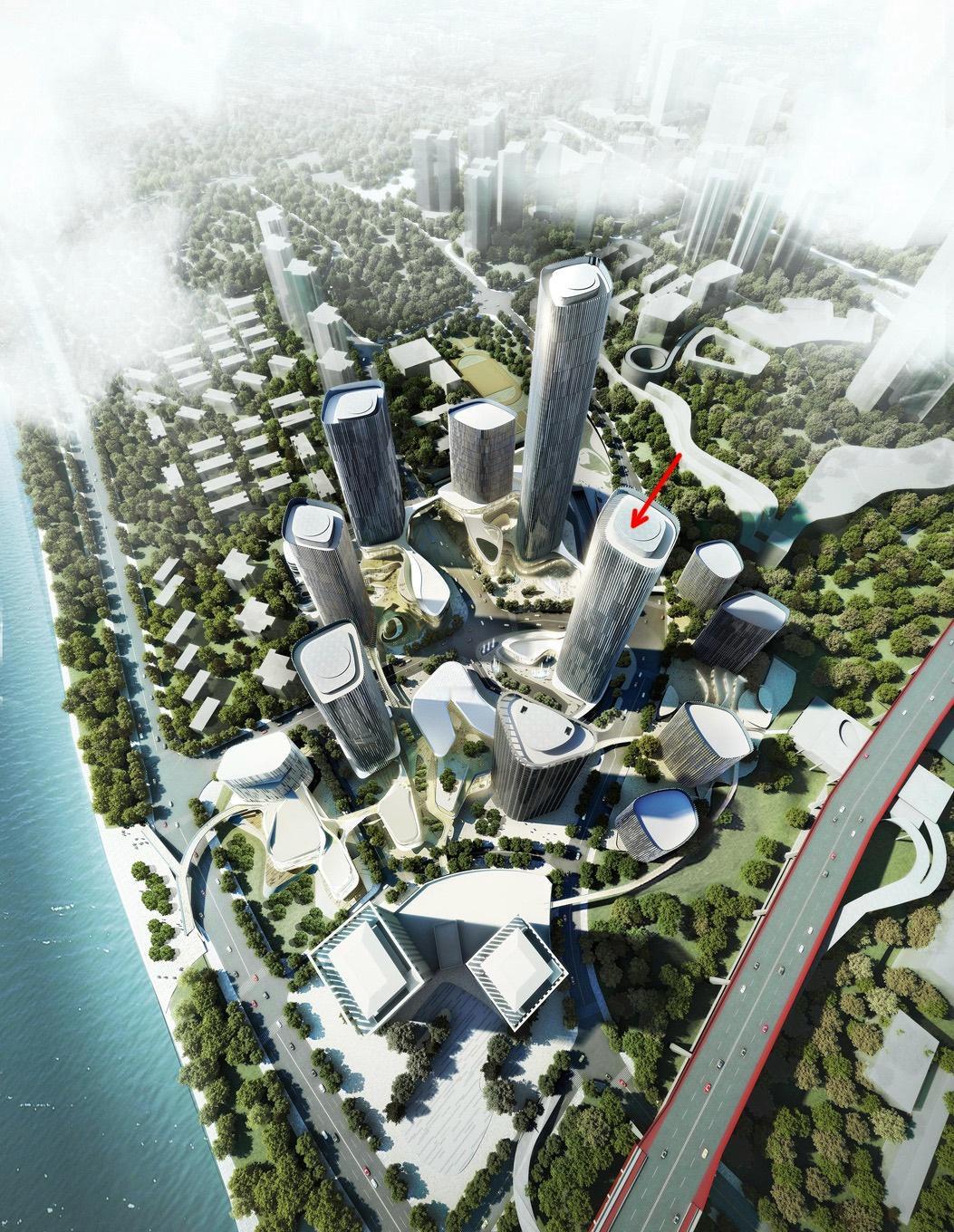 康田南滨总部大厦项目于今日（11月4日）动工开建。该项目位于重庆南滨路弹子石片区