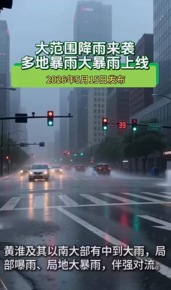 中东部大范围降雨，防汛不能总靠"提醒"
15-19日中东部大范围降雨。每年入汛，