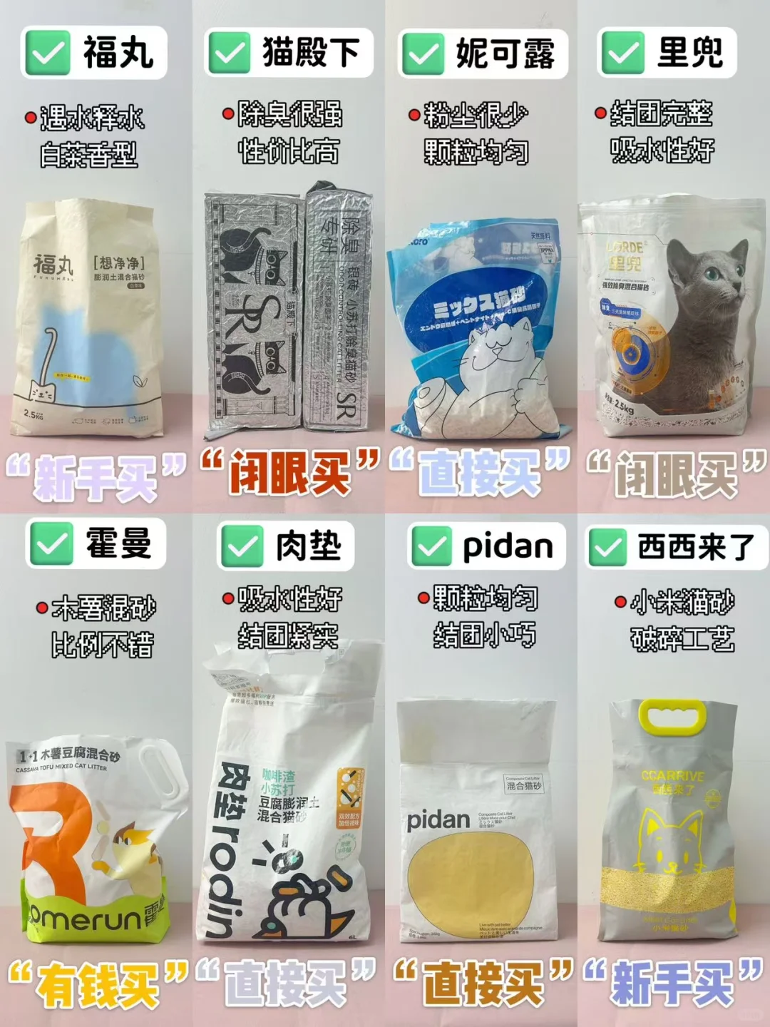 不懂就问，养猫新手怎么挑选猫砂？