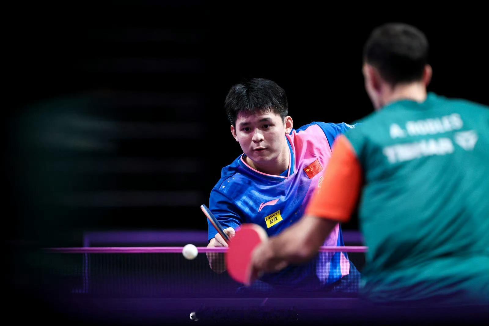 林诗栋开门红，旗开得胜 ，继续前行 #林诗栋蒙彼利埃赛开门红# ​​​