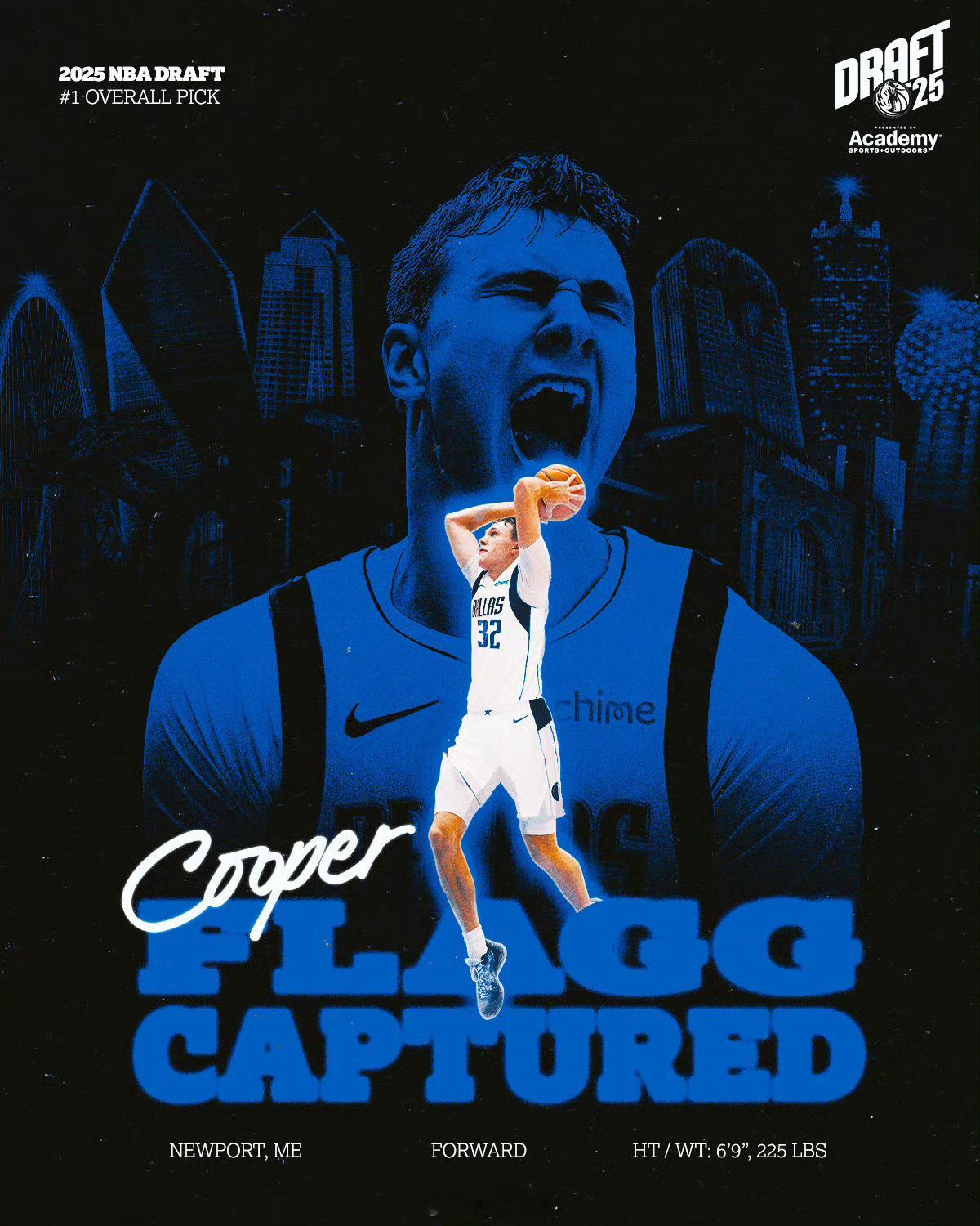 欢迎弗拉格！承载了我牛未来10年的希望…2025NBA选秀弗拉格当选nba状元我