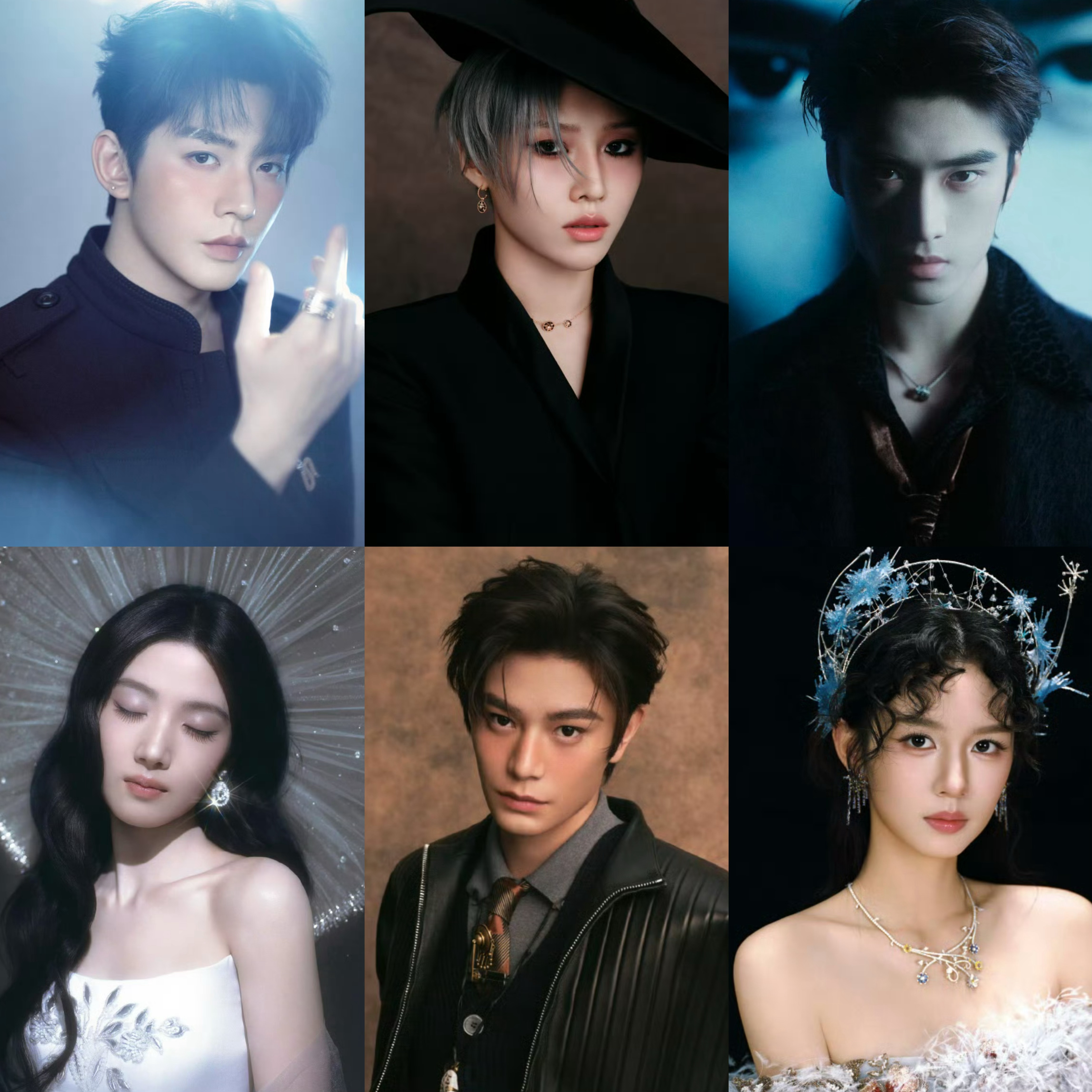 微博之夜第一波明星造型图来了！怎么样？邓为 刘雨昕 张康乐 卢昱晓 丁禹兮 周也