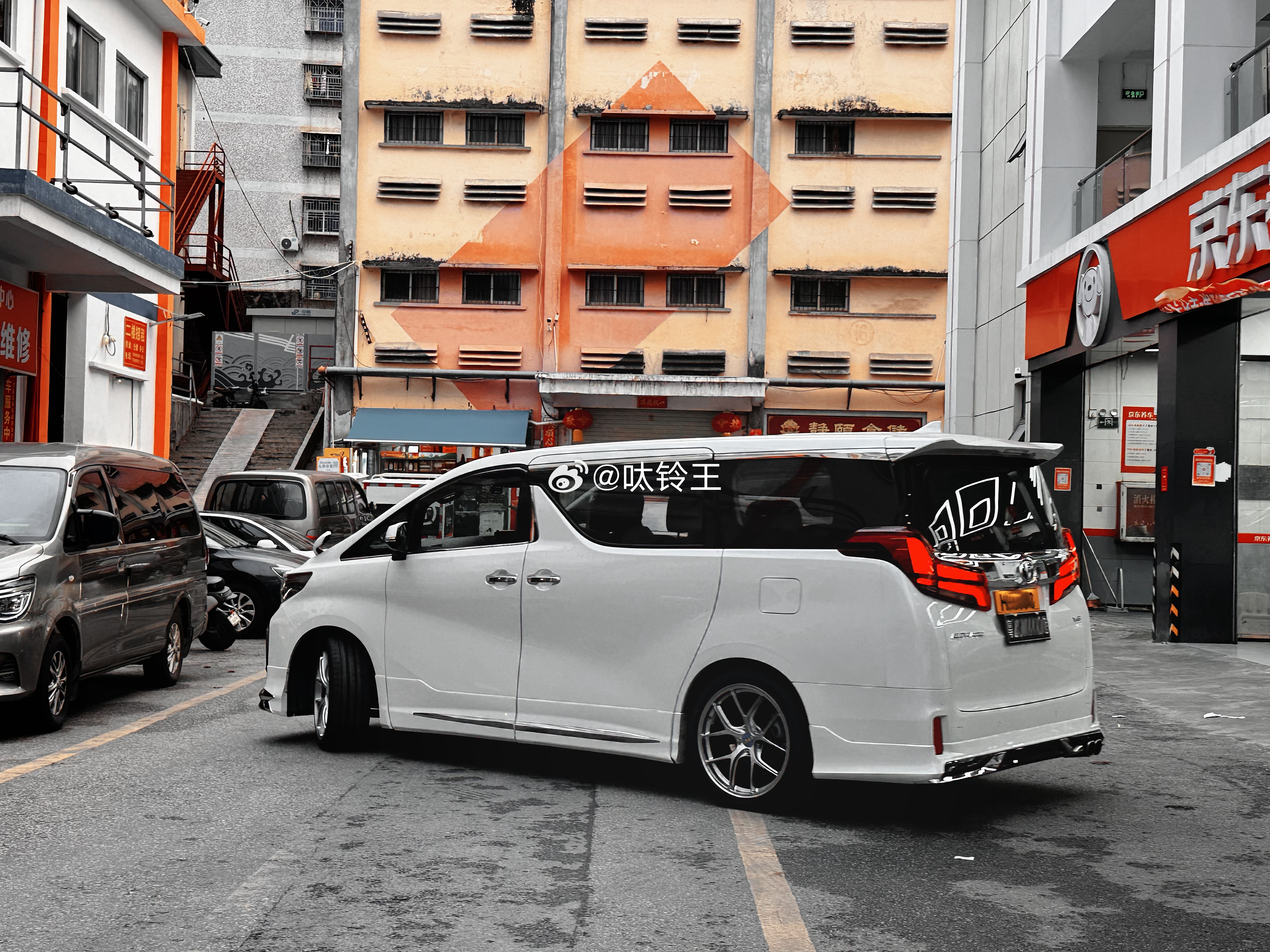 埃尔法 30系 单片锻造 20寸完工案例供参考搭配全新 横滨 ADVAN EV 