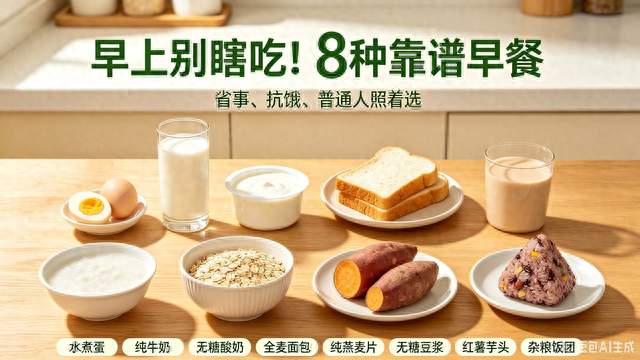 早上别瞎吃！8种靠谱早餐，省事又养人