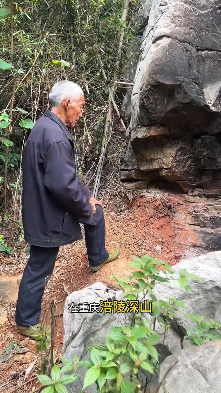 快看！在重庆涪陵深山发现一处新的地火奇观，坑洞里竟冒出熊熊火焰，难道这就是传说中
