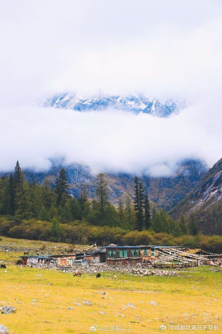 成都出发200km的四姑娘山双桥沟，绝佳风景旅行地，如丝如画的仙境！ ​​​