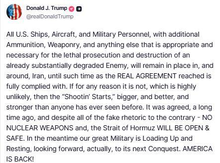 美军进入伊朗境内？今天中午，特朗普发布重大信息

4月9日，美国总统特朗普亲自发