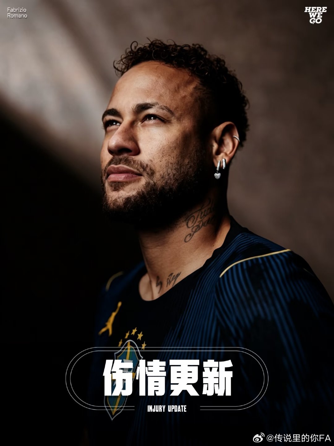 内马尔（Neymar Jr）将重返巴西队比赛名单，并有望在下场对阵苏格兰的世界杯