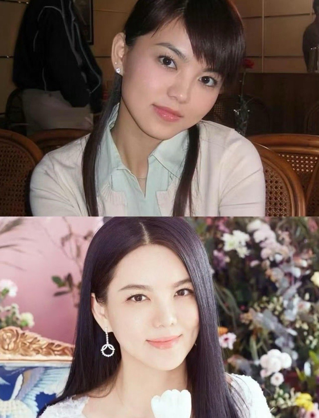 年轻时候的李湘李湘不愧是人间富贵花，演员主持两不误[给你小心心] ​​​